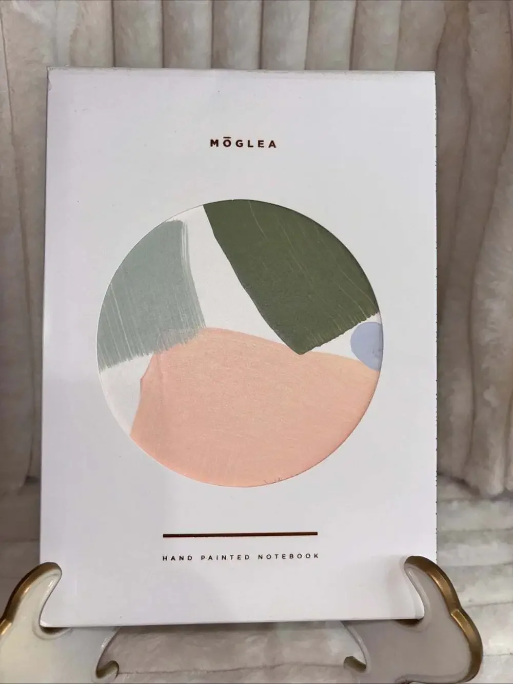 Moglea Hand Painted Notebook Artisan Stationery Boxed New One of a Kind - Picture 1 of 6